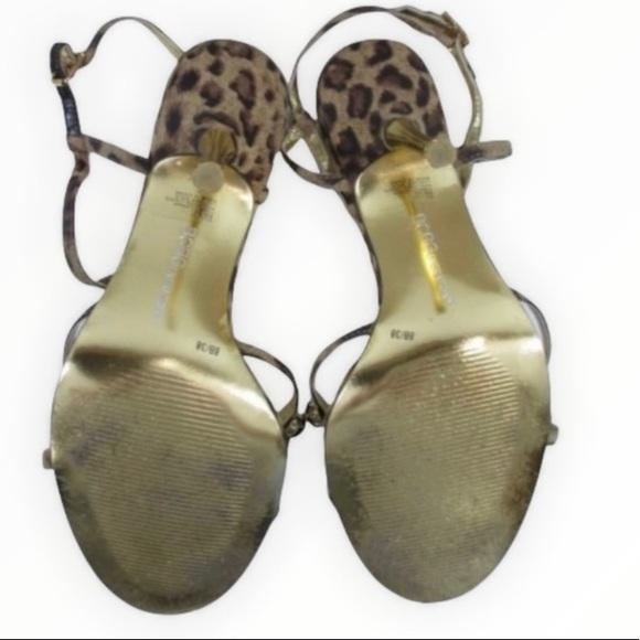 BCBGENERATION Leopard Strap Heels Sz 8 - Picture 3 of 6